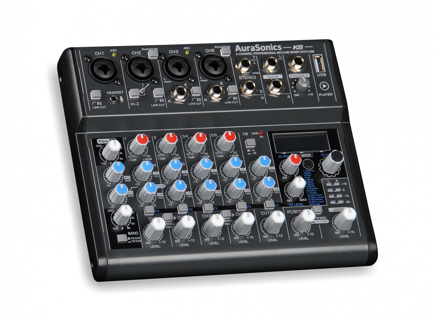AuraSonics K8 компактный микшерный пульт в Белгороде