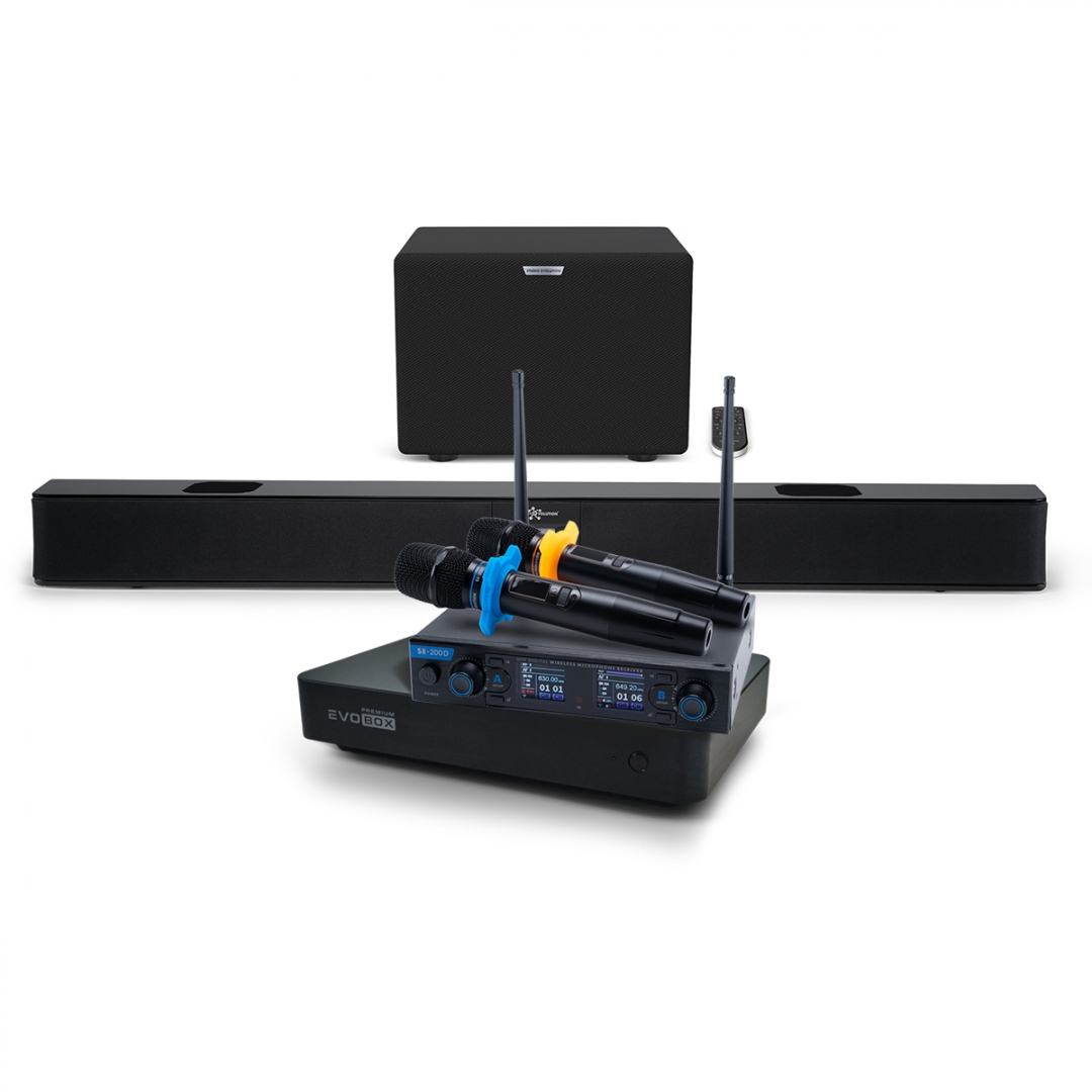 Hi-End караоке-система EVOBOX Premium + EvoSoundBar (саундбар с караоке) в Белгороде