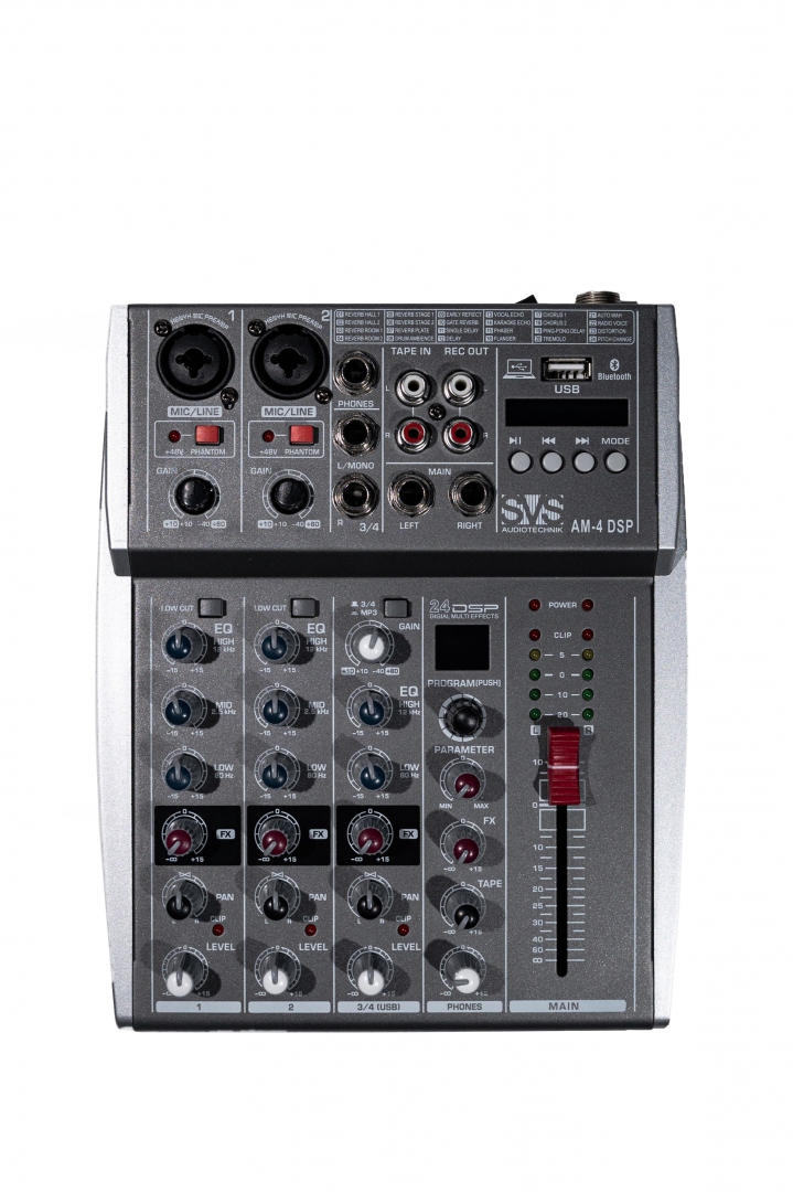 SVS Audiotechnik mixers AM-4 DSP Аналоговый микшерный пульт, 4-канала в Белгороде