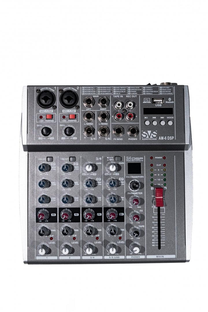 SVS Audiotechnik mixers AM-6 DSP Микшерный пульт аналоговый, 6-канальный SVS Audiotechnik mixers в Белгороде