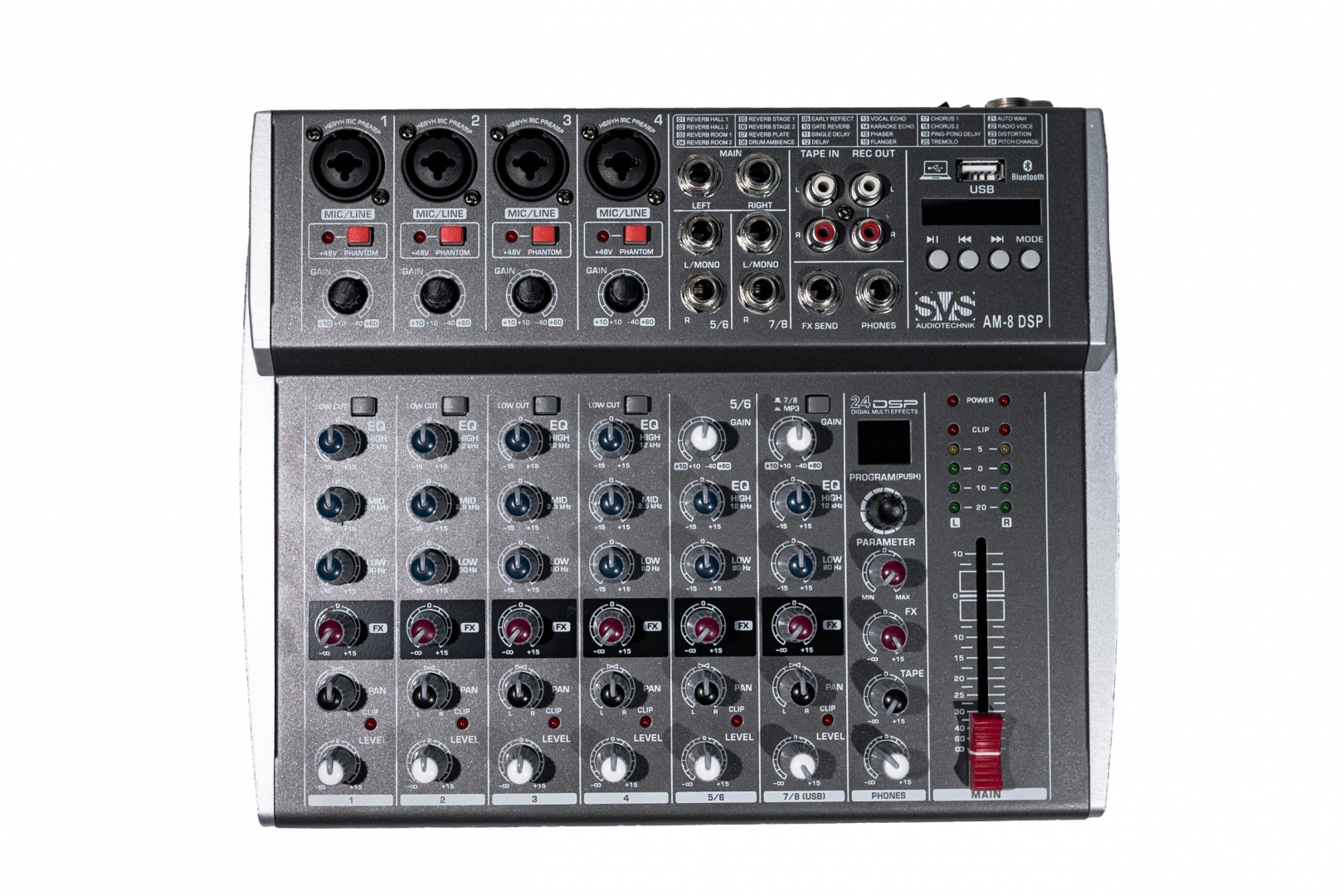 SVS Audiotechnik mixers AM-8 DSP Микшерный пульт аналоговый, 8-канальный в Белгороде